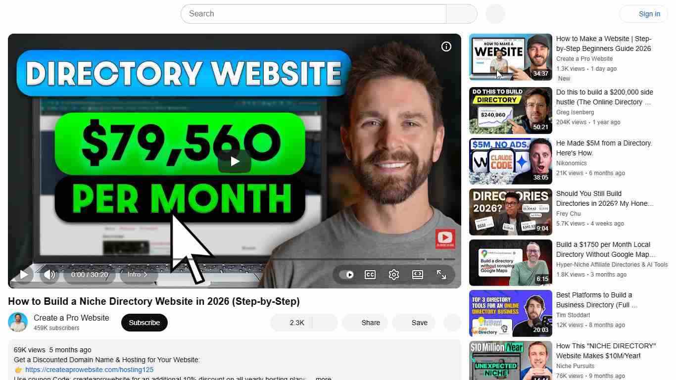 How to Build a Niche Directory Website in 2026 (Step-by-Step) - YouTube