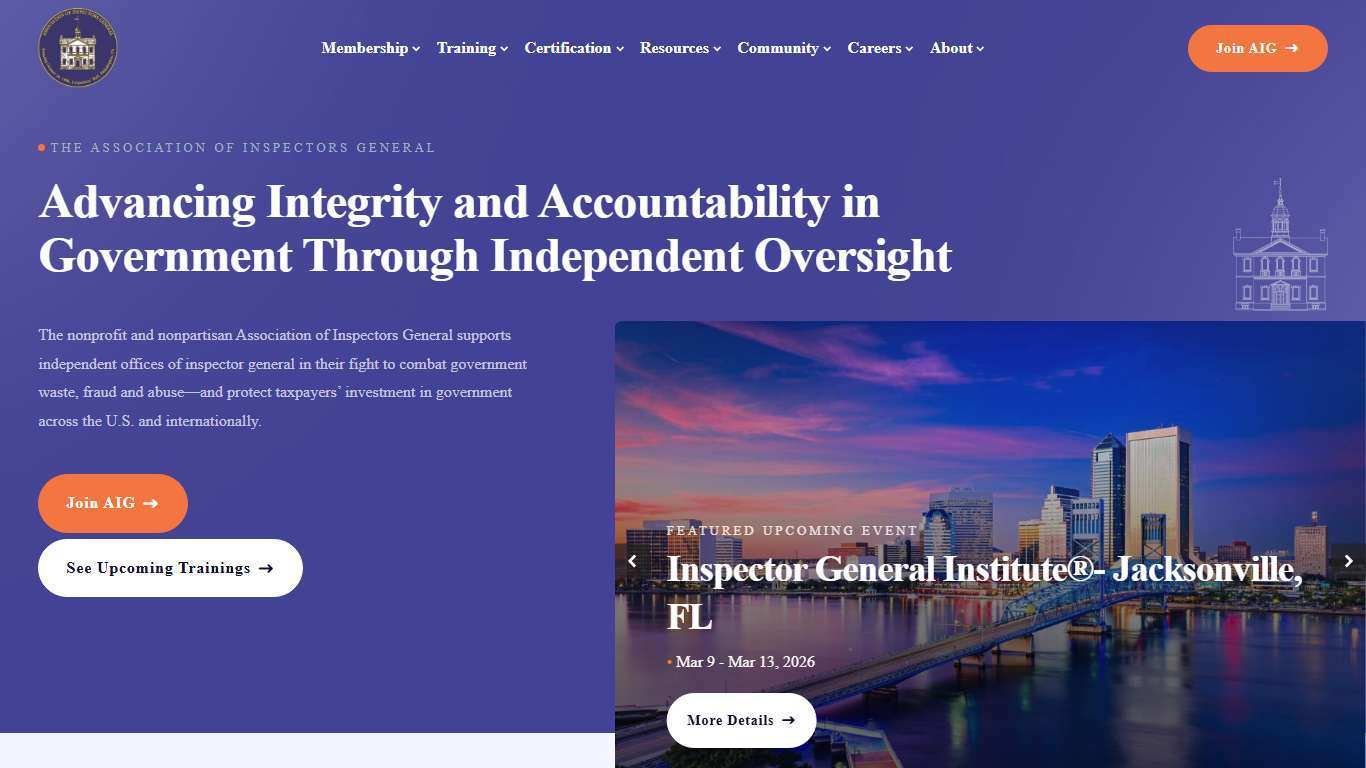 Home - AIG - Association of Inspectors General